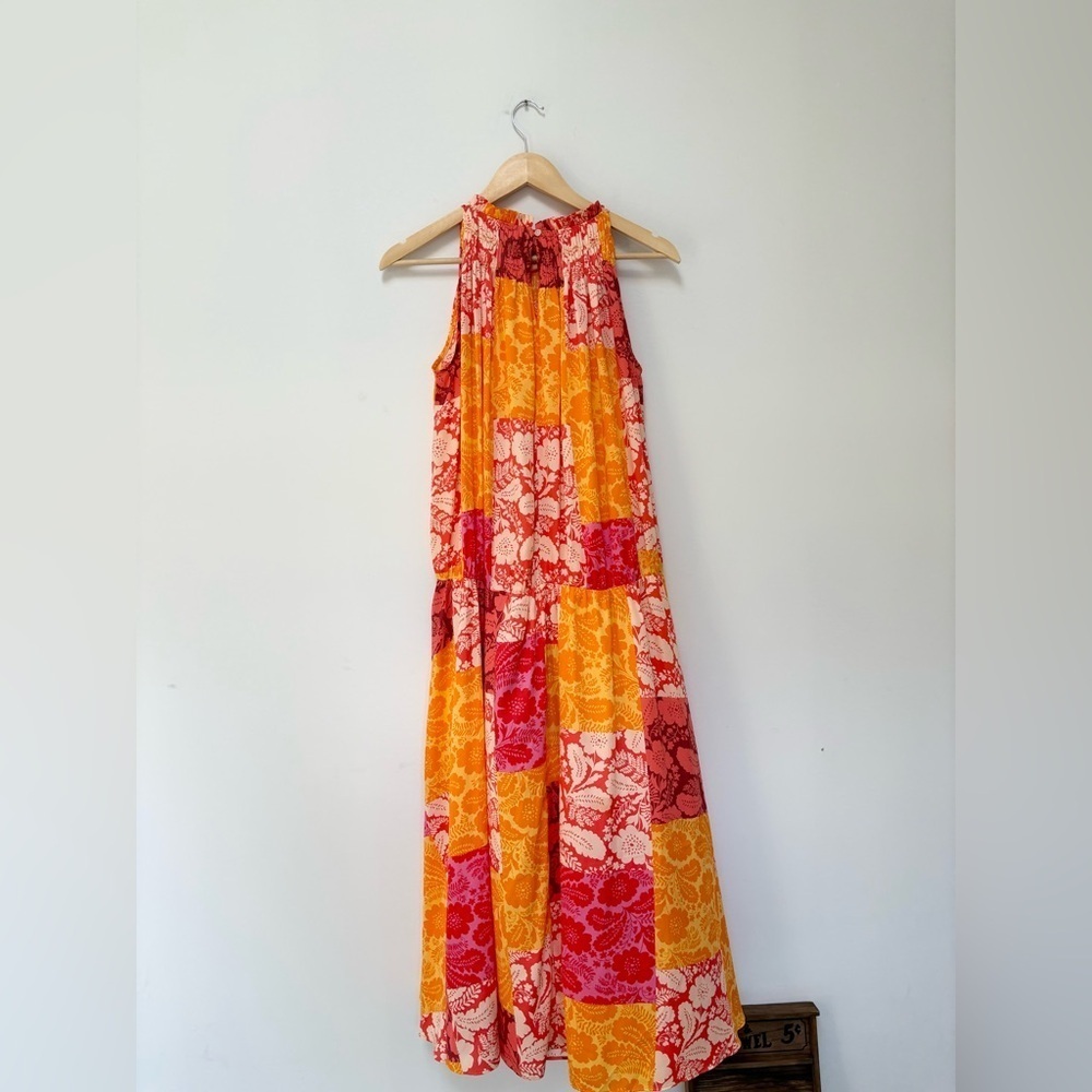 ANN TAYLOR | Patchwork Floral Maxi dress | S - Picture 7 of 9